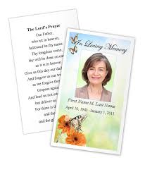 Memorial prayer cards feature a photo of the deceased or graphic image on one side, and a poem, scripture. Funeral And Memorial Cards Landing Page Elegant Memorials