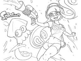 Splatoon coloring pages are a fun way for kids of all ages to develop creativity focus motor skills and color recognition. Splatoon Coloring Pages 100 Pictures Free Printable