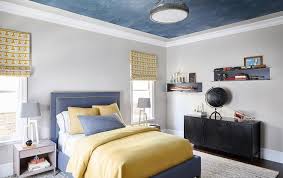 Maybe you would like to learn more about one of these? Blue Yellow Gray Bedroom Contemporary Bedroom