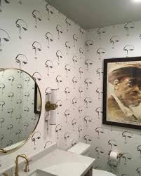 See more ideas about bathroom decor, bathrooms remodel, bathroom design. Bathroom Wallpaper Ideas Wall Room Wallpaper Bathroom Interior Design Tile Ceiling Interior Design Mirror Art 1171997 Wallpaperkiss