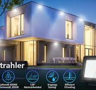 Led Strahler Edelstahl Außen 600W LED Fluter Außenstrahler ...