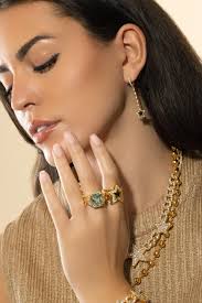 Diamond Green Tourmaline Star Drop Earrings