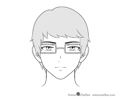 Most anime drawings include exaggerated physical features such as large eyes, big hair and elongated limbs. How To Draw Male Anime Characters Step By Step Animeoutline