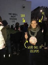 Participants were invited to chant the mantra he will not divide us into the camera but the project soon went off the rails when trump detractors, trump supporters, and internet trolls all converged at the site to say their pieces and inevitably clashed with each other. I Went To Shia Labeouf S He Will Not Divide Us Art Installation And It Was Honestly A Blast
