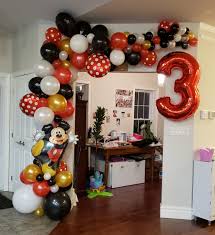 Mickey mouse balloon,mickey mouse balloon colum. Mickey Mouse 1st Birthday Theme Balloon Decoration Novocom Top