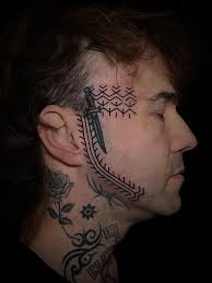 Image result for quirky pylon forehead tattoo