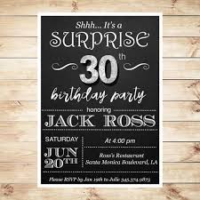 30th Birthday Surprise Ideas For Him Surprise 30th Birthday Invitations For Him Mens 30th Birthday Party Invitations I 30th Birthday Party Invitations Surprise 30th Birthday 70th Birthday Parties