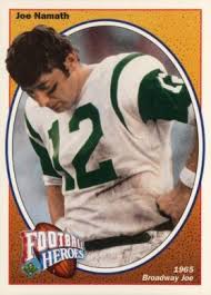 We do not factor unsold items into our prices. 1991 Upper Deck Joe Namath Heroes Football Card Set Vcp Price Guide