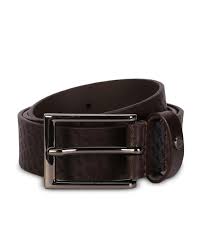 genuine leather belt with buckle