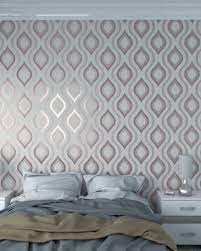 The design team at i love wallpaper have compiled. 5 Best Rose Gold Wallpaper For Bedroom In 2021 Roomdsign Com