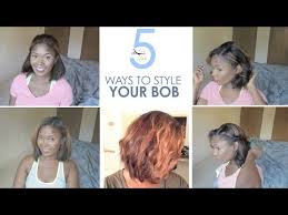 1 styling a bob with a round brush. How To 5 Easy Ways To Style Your Bob Hairstyle Tutorial Youtube
