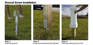 Dig Less Posts Diy Fence Fence Fence Design
