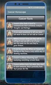 You aren't interested in being a minor character now in someone's romance novel. Cancer Daily Horoscope 2020 For Android Apk Download