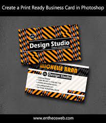 Maybe you would like to learn more about one of these? Learn How To Create A Print Ready Business Card In Photoshop Entheosweb Blog