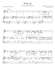 Check spelling or type a new query. Wake Up Julie And The Phantoms Sheet Music For Piano Piano Voice Musescore Com