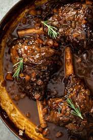 Slow Braised Lamb Shanks Lamb Chop Recipes Lamb Shank Recipe Braised Lamb