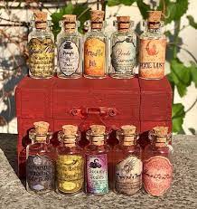 Small Potion Bottle Labels Halloween Harry Potter Diy Craft Harry Potter Crafts Harry Potter Party Decorations Harry Potter Christmas Decorations