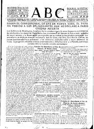 20 al 25 de agosto de 1944 las tropas aliadas llegan a parís. Periodico Abc Madrid 20 08 1944 Portada Archivo Abc