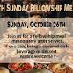 4th Sunday Fellowship Meal event image