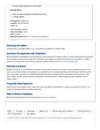 Bank of baroda recruitment 2021 notification apply for 06 business correspondent supervisor vacancies: Bank Of America Job Credit Card Analyst Ii Newark De United Sta