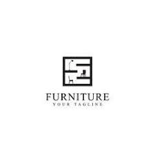 Home Furniture Store Vector Logo Template Decoration Homedecor Homedesign Homeideas Furniture Store Logo At Home Furniture Store Interior Designer Logo