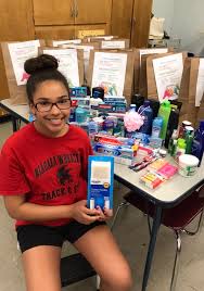 Edward Town student helping those in need