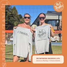 Congratulations to our M/W doubles ✨CHAMPS✨ and runner ups 🏆 Open/AA  Womens 1st: Jamila Johnson + Kennedy Schmitt 2nd: Ashley Wall + Jenna  Teague 🏆 AA/A Mens 1st: Benjamin Stivers + Juno