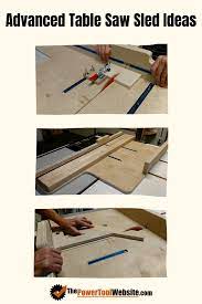 Table Saw Sled Demonstration The Power Tool Website Easy Woodworking Projects Table Saw Sled Woodworking Projects