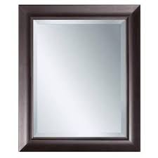 Deco Mirror 43 In X 31 In Framed Wall Mirror In Espresso 6266 The Home Depot Framed Mirror Wall Frames On Wall Mirror Wall