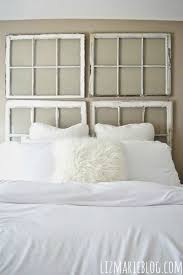 You can either frame it or hang on a pretty hang a large framed mirror or framed picture above the bed or make an arrangement of smaller. 51 Unique Diy Headboard Designs Ideas The Sleep Judge