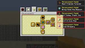 Advancements are a way to gradually guide new players into minecraft and give them challenges to complete, similar to the more simple system of that's just how zombies are in films and games right now. Advancement Items Show Up On The Advancements Tab Minecraft