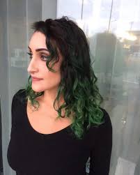 There are two shades of grey hair: Ombre For Curly Hair 14 Gorgeous Examples In 2021