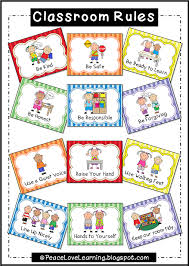Adorable Classroom Rules Posters With Pictures That Really