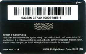 Raise is the smartest way to save every day. Gift Card Lush White On Black Lush United Kingdom Of Great Britain Northern Ireland Lush Col Uk Lush 001