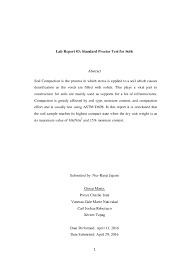 Calculate the percentage retained on 20mm sieve and 4.75mm sieve, and the percentage passing 4.75mm sieve. Pdf Lab Report 3 Standard Proctor Test For Soils Nur Ranji Jajurie Academia Edu