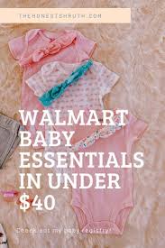 Walmart Baby Essentials Check Out My Registry On A Budget Best Baby Registry Walmart Baby Best Baby Registry Baby Outfits Newborn