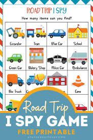 Maybe you would like to learn more about one of these? Printable Road Trip Games For Kids License Plate Bingo I Spy