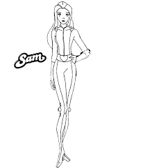 Check spelling or type a new query. Totall Spies Character Sam Coloring Pages Coloring Sun