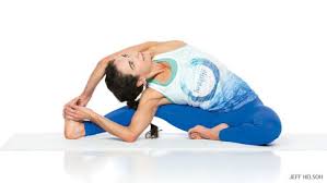 Challenge Pose Twist Into Revolved Head To Knee Pose Types Of Yoga Headstand Yoga Yoga