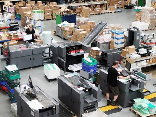 Industrial printing press