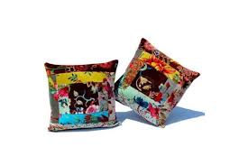 Dick Smith Velvet Patchwork Cushion Cover Pillow Case Boho Hippie Decorative Cushion Velvet Cushionbedroom Boho Decor Home Garden Home Decor Cushions Decorative Pillows