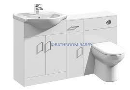 Because they combine a basin with a storage cupboard you no longer have to find separate spaces for these two things in your bathroom. Premier 1300mm Modular High Gloss White Bathroom Combination Vanity Basin Sink Cabinet Cupboard Unit Wc Toilet Furniture Btw Pan Buy Online In Antigua And Barbuda At Antigua Desertcart Com Productid 51152592