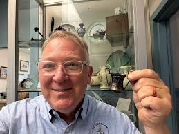 So good to see friends, Jim and Carol Hughes today while at Lynchburg. Jim  was the owner of Harrisonburg Shoe Repair and kept me