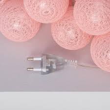 Guirlande 10 Boules Led Pink Sugar Brancher Leroy Merlin