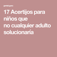 Entrenar el pensamiento lateral en los niños a través de juegos de lógica o acertijos, les permitirá enfrentarse a. Elegtelen Bocsanatot Ker Mozgalom Juegos De Acertijos Para Adultos Shadowboxercredits Com