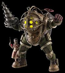 Bioshock 2 Big Daddy Face Bioshock Figure Figuras De Accion Cosplay Figuras De