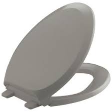 Purefresh toilet seat product technologies: Kohler Purefresh Elongated Closed Front Toilet Seat In White K 5588 0 The Home Depot
