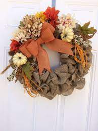 Thanksgiving Wreath Fall Floral Wreath Fall Burlap Wreath Fall Wreath Rustic Fall Wreath Autumn Wreath Fall Front Door Wreath Fall Burlap Wreath Diy Fall Wreath Burlap Wreath Diy