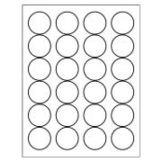 210mm x 295mm labels per sheet: Template For Avery 5293 High Visibility Round Labels 1 2 3 Diameter Avery Com