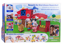 Full content visible, double tap to read brief content. Fisher Price Bauernhof Little People Mit Entdeckspassknopf Ab 12 Monaten Lidl De
